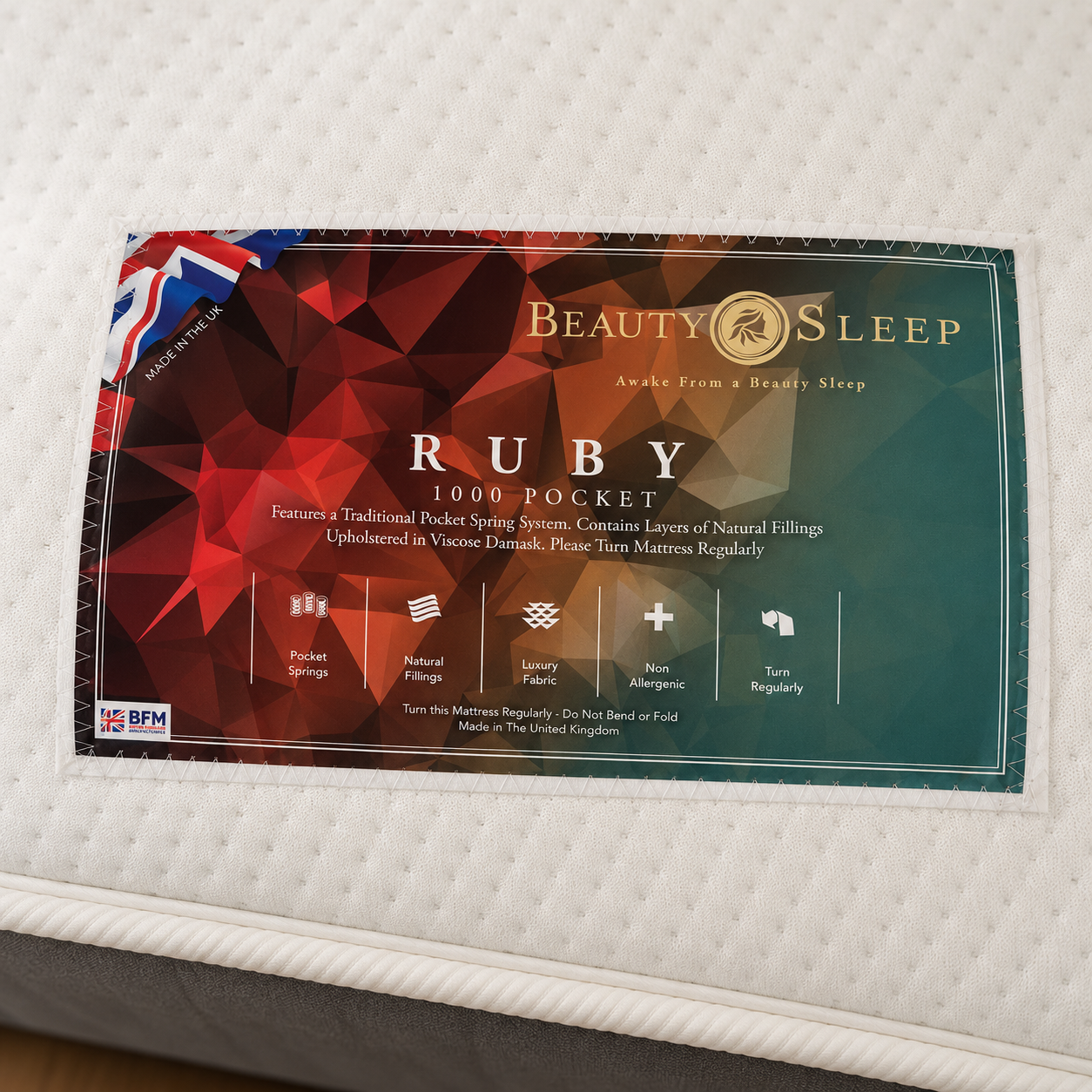 Ruby 1000 Pocket Mattress Only